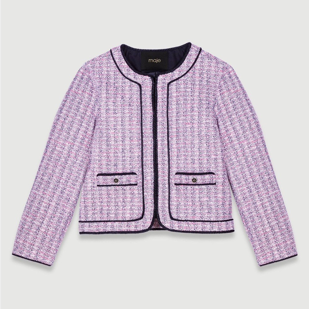 NWT Maje Short Tweed Jacket